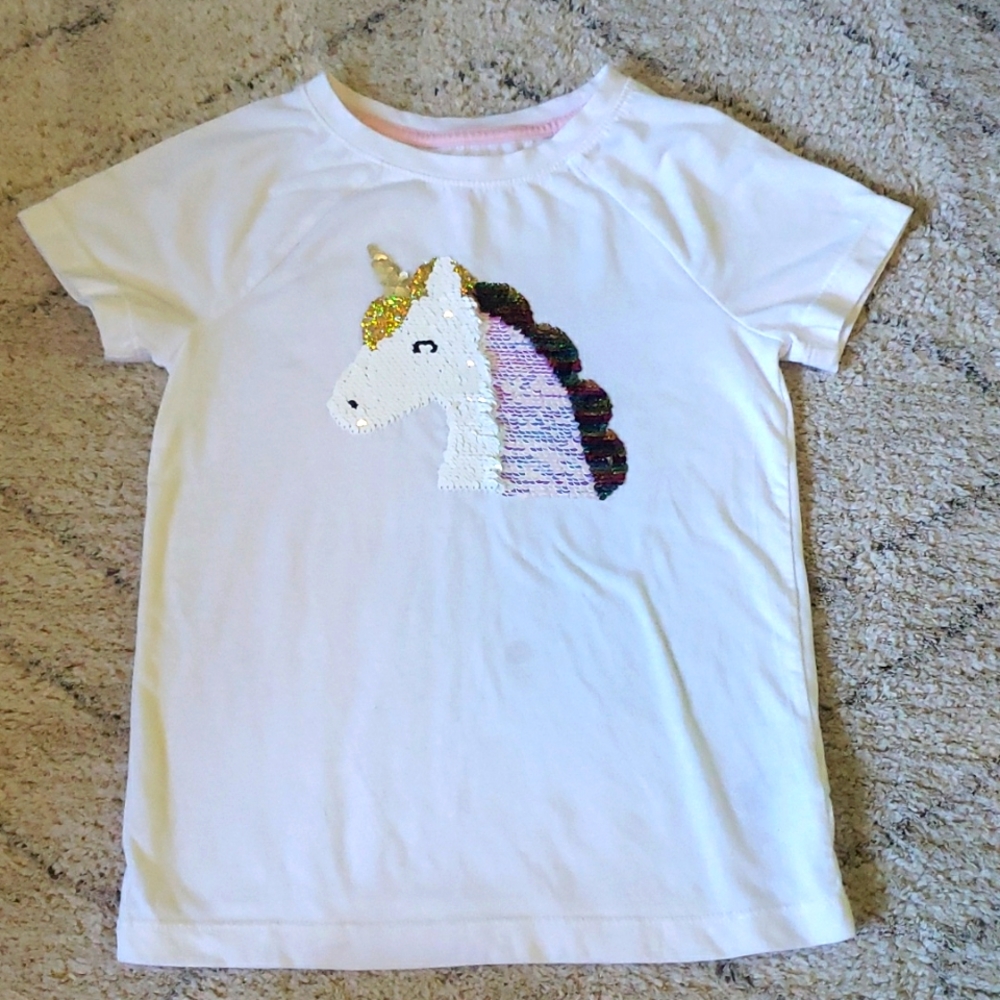 Mermaid Sequin Girls Shirt